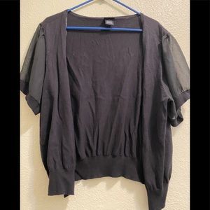 TORRID Black with Sheer Sleeves